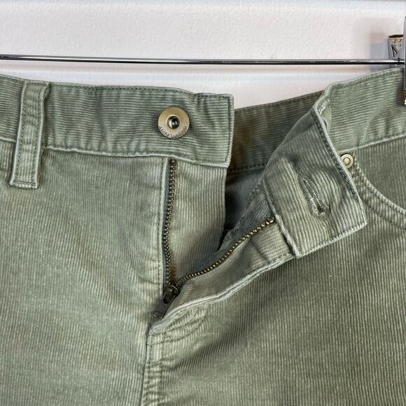 Carve Designs Oahu Stretch Corduroy Cut Off  Frayed Shorts Olive Green womens 8 - Picture 5 of 11